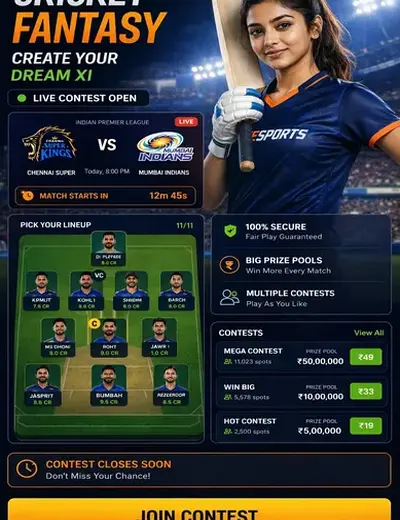 Melhoresplataformas (melhores app s) fantasy cricket & matchday visual 3